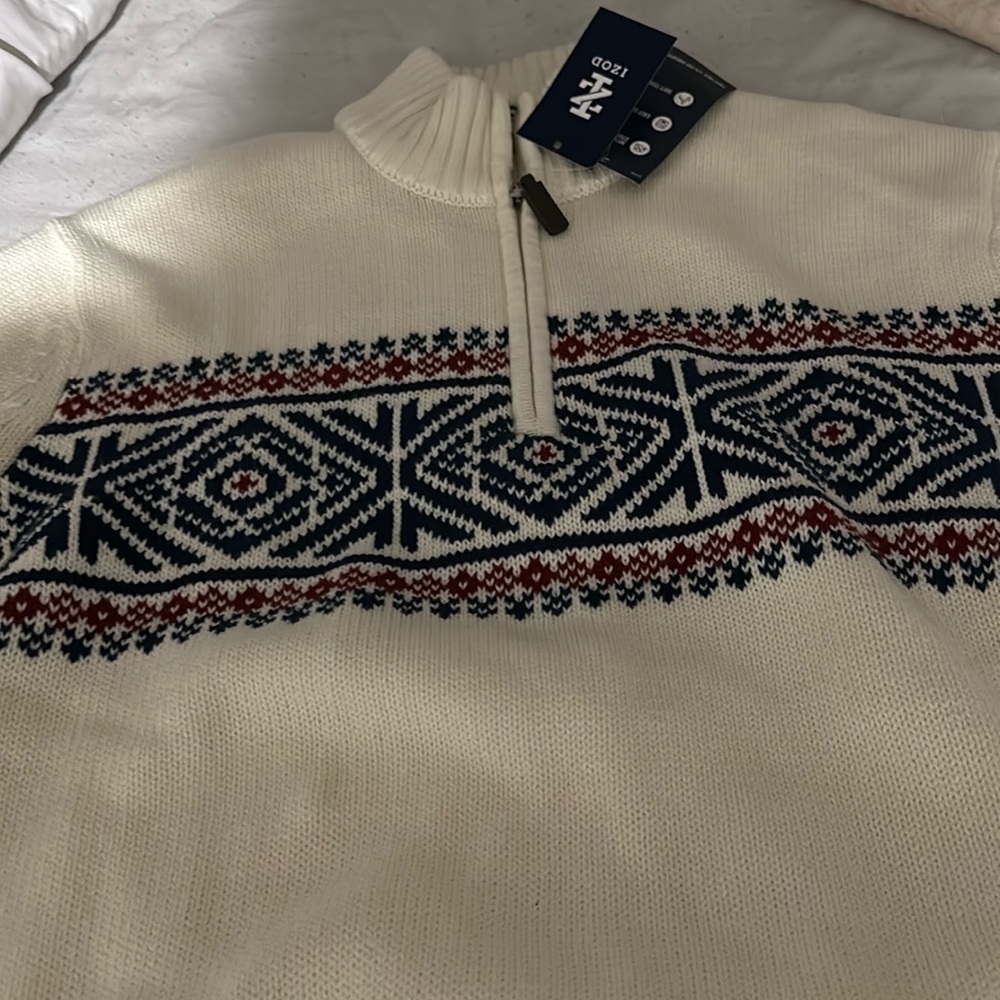 I am selling a large izod sweater.